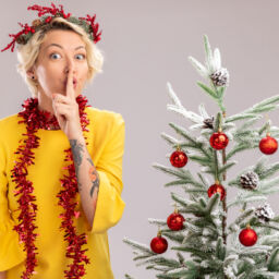 swept back bob hairstyle for christmas