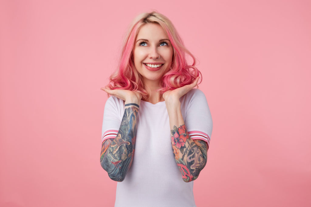 Colored Hair Tips