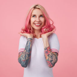 Colored Hair Tips