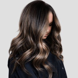 blonde highlights on dark hair