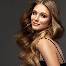 Long curly hair tips
