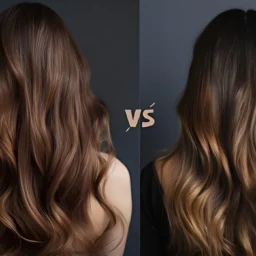 Balayage vs highlight