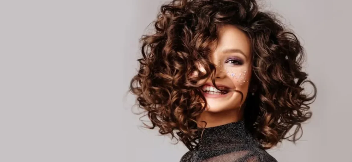 Short curly hair
