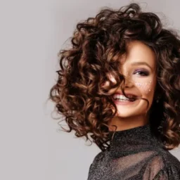 Short curly hair